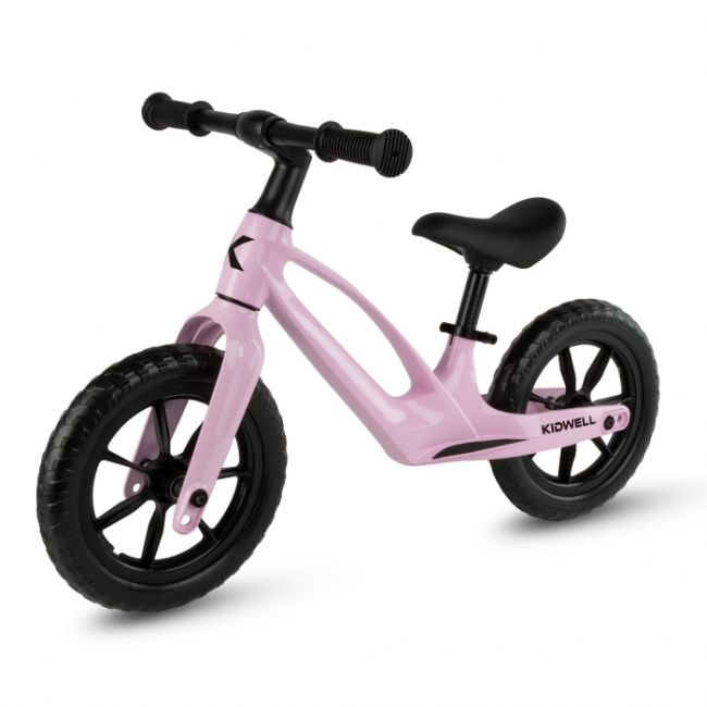 Bicicleta fara pedale, cadru magneziu, roti eva, kidwell vito - roz edeedirobivit04a0