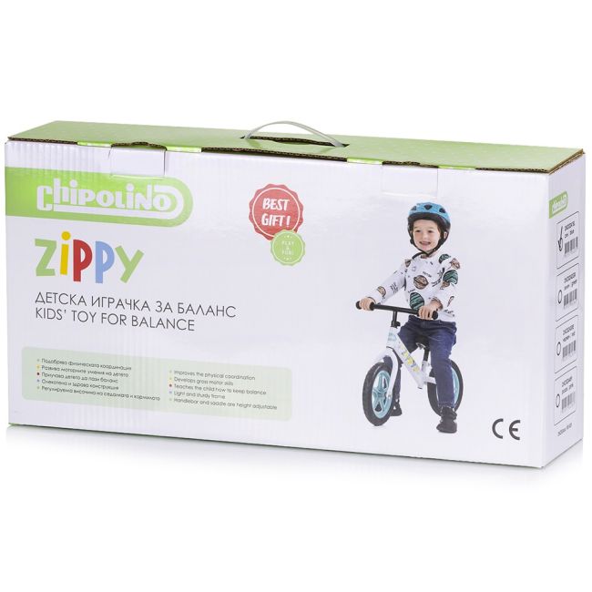 Bicicleta fara pedale chipolino zippy red hubdikzi0243re