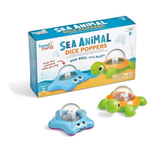 Butoane cu zaruri - animalute marine