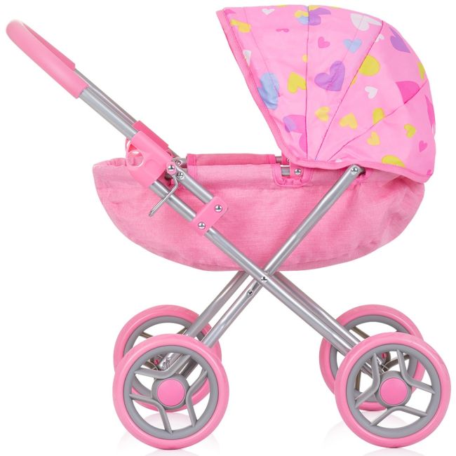 Carucior pentru papusi chipolino daisy hearts hubkzkdz02403he