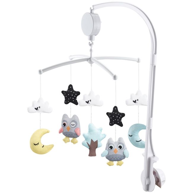 Carusel muzical pentru patut chipolino owls hubmilr02303owl