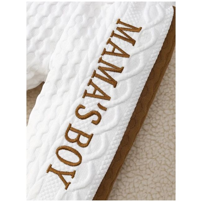 Costumas alb pentru bebelusi - mama's boy mdtu12-r1