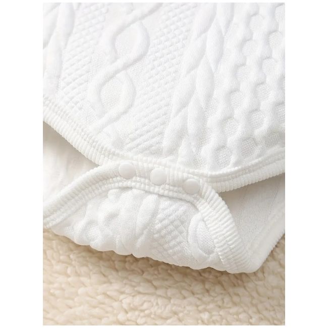 Costumas alb pentru bebelusi - mama's boy mdtu12-r1