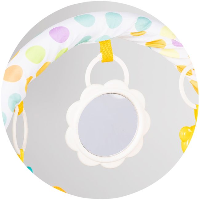 Covoras de joaca cu pian chipolino zoo party blue hubpgrzp02301bl