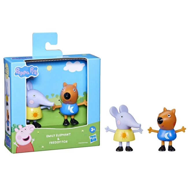 PEPPA PIG PRIETENI BUNI SET 2 FIGURINE ELEFANTUL EMILY SI VULPITA FREDDY VIVF6413_F7653
