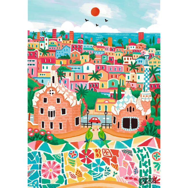 PUZZLE TREFL 1000 PREMIUM PLUS BARCELONA SPANIA VIV10894