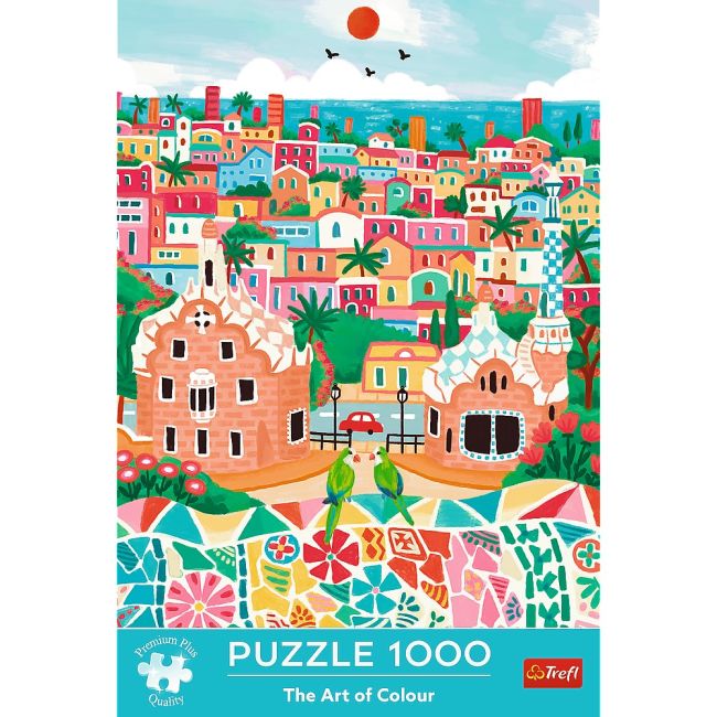 PUZZLE TREFL 1000 PREMIUM PLUS BARCELONA SPANIA VIV10894