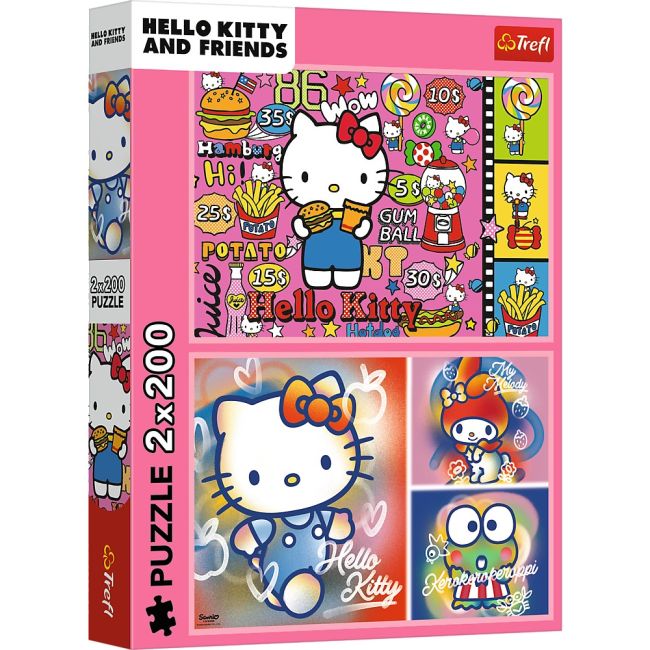 PUZZLE TREFL 2X200 HELLO KITTY SI PRIETENII VIV13336