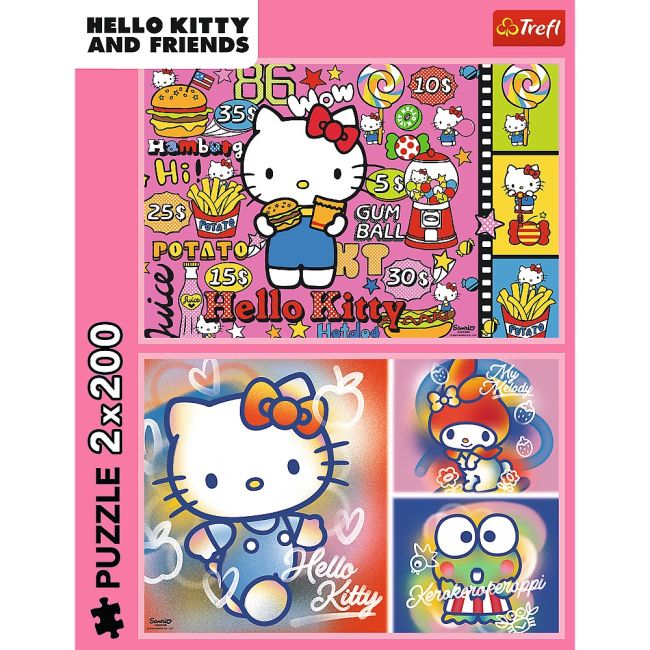 PUZZLE TREFL 2X200 HELLO KITTY SI PRIETENII VIV13336