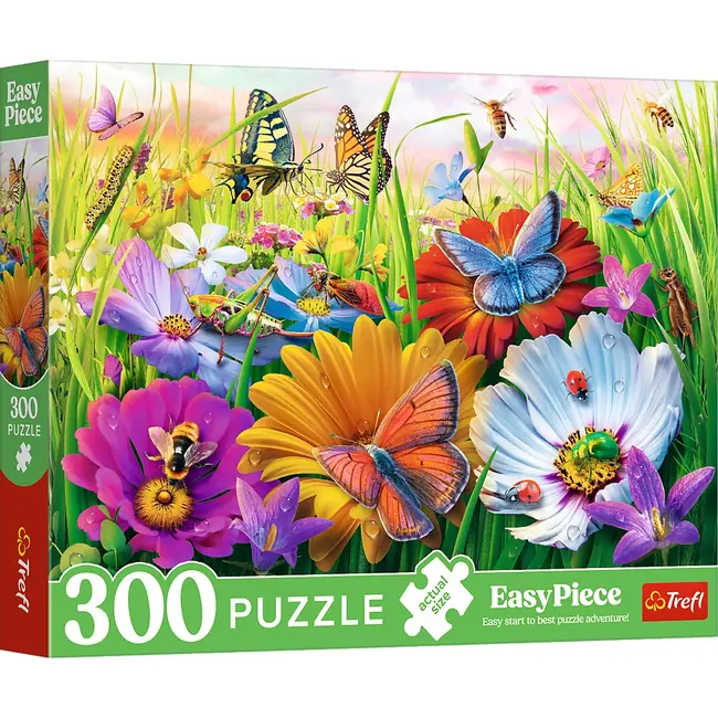 PUZZLE TREFL 300 EASY PIECE INSECTE IN LUNCA VIV23103