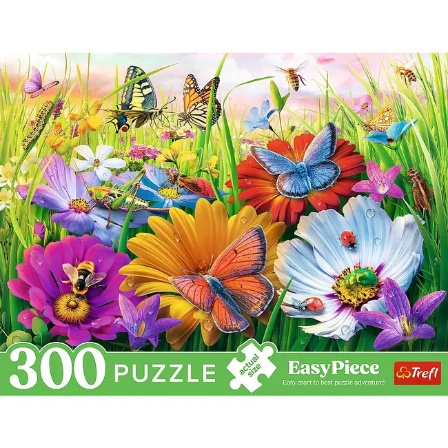 PUZZLE TREFL 300 EASY PIECE INSECTE IN LUNCA VIV23103