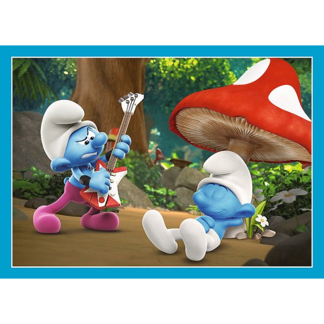 PUZZLE TREFL 4IN1 STRUMFII SATUL STRUMFILOR VIV34656
