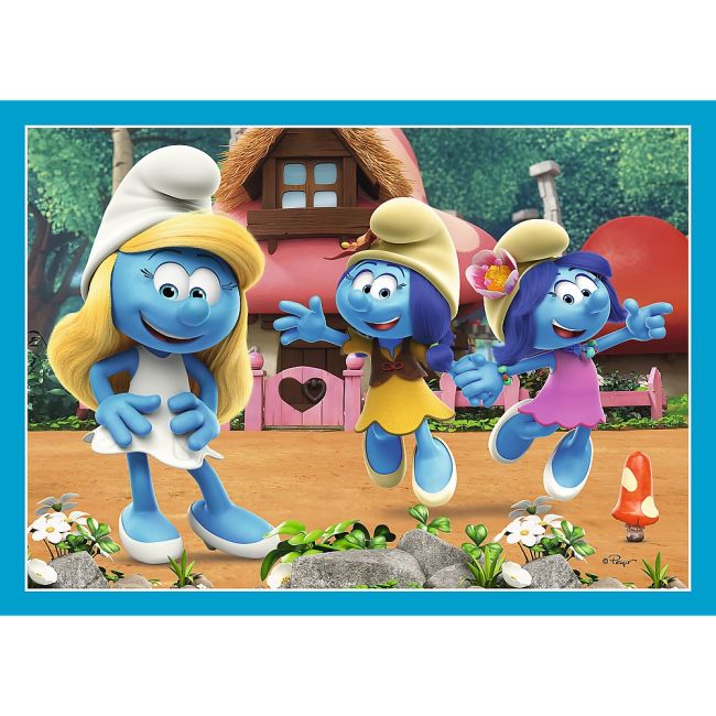PUZZLE TREFL 4IN1 STRUMFII SATUL STRUMFILOR VIV34656