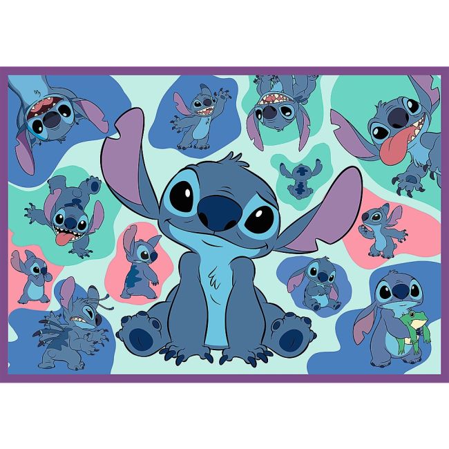 PUZZLE TREFL 4X250 DISNEY UIMITORUL STITCH VIV13311