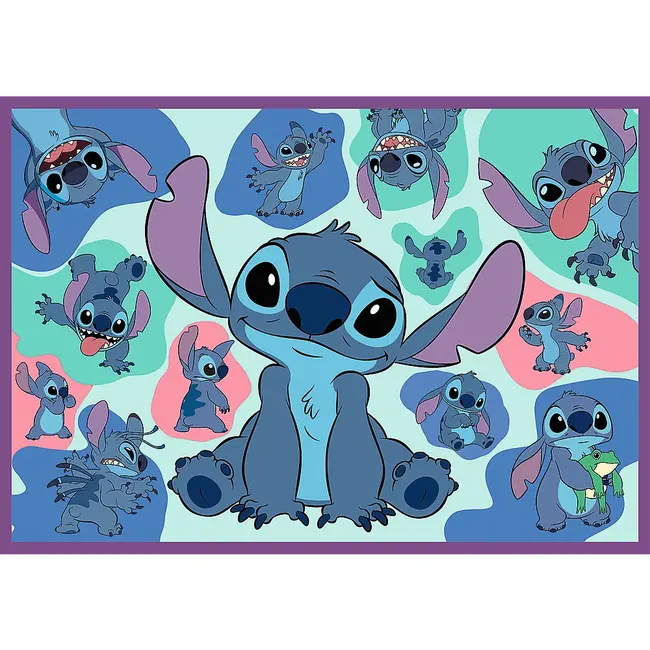PUZZLE TREFL 4X250 DISNEY UIMITORUL STITCH VIV13311