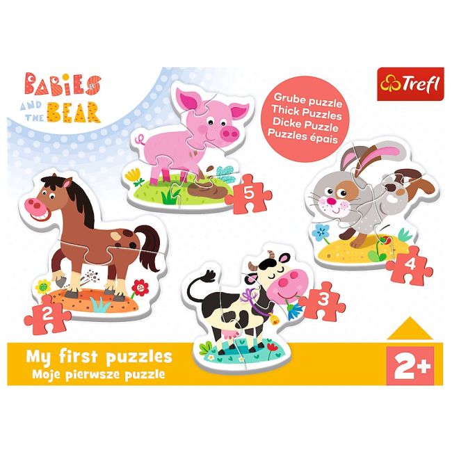 PUZZLE TREFL BABY CLASIC LA FERMA 14 PIESE VIV36127