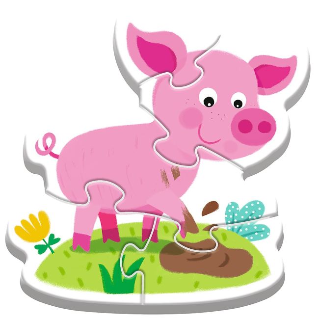 PUZZLE TREFL BABY CLASIC LA FERMA 14 PIESE VIV36127