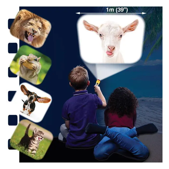 Proiector tip lanterna - distractie cu animalute