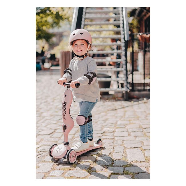 Set De Protectie Scoot And Ride, Genunchiere Si Cotiere, Marime S, Rose Pjbc2380-8324