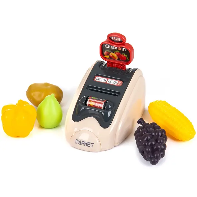 Set jucarie chipolino cash register cu lumini, sunete si 24 accesorii hubdipk002405cr