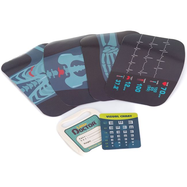 Set jucarie chipolino doctor cu lumini si 29 accesorii hubdipk002411ds