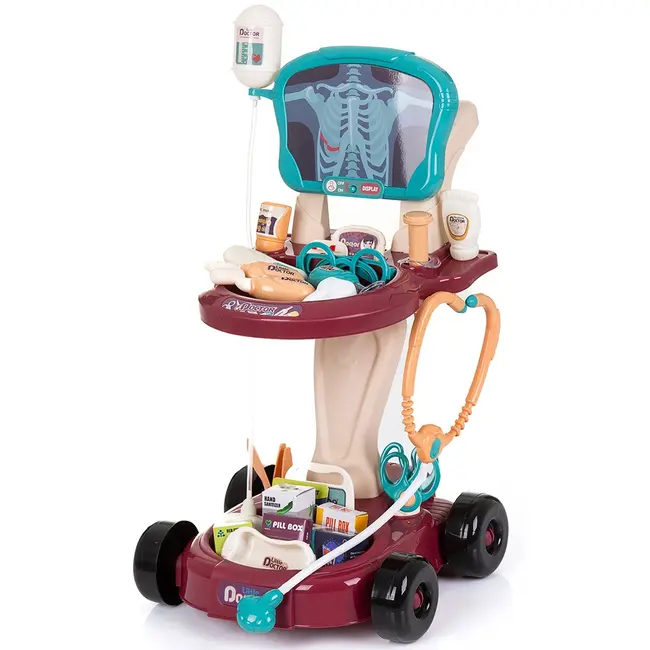 Set jucarie chipolino doctor cu lumini si 29 accesorii hubdipk002411ds