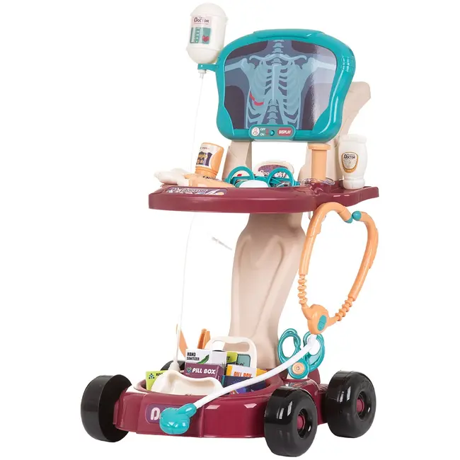 Set jucarie chipolino doctor cu lumini si 29 accesorii hubdipk002411ds