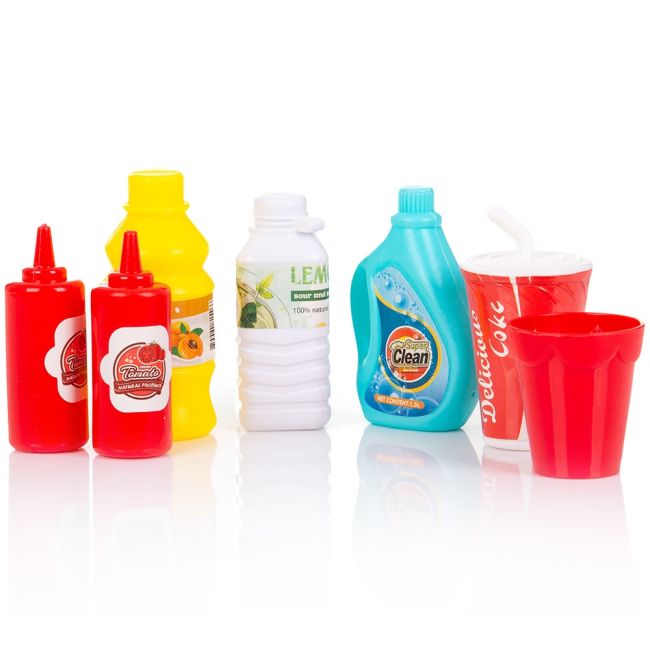 Set jucarie chipolino kitchen 84 cm cu sistem de curgere apa, lumini, sunete si 79 accesorii hubdipk002422kl