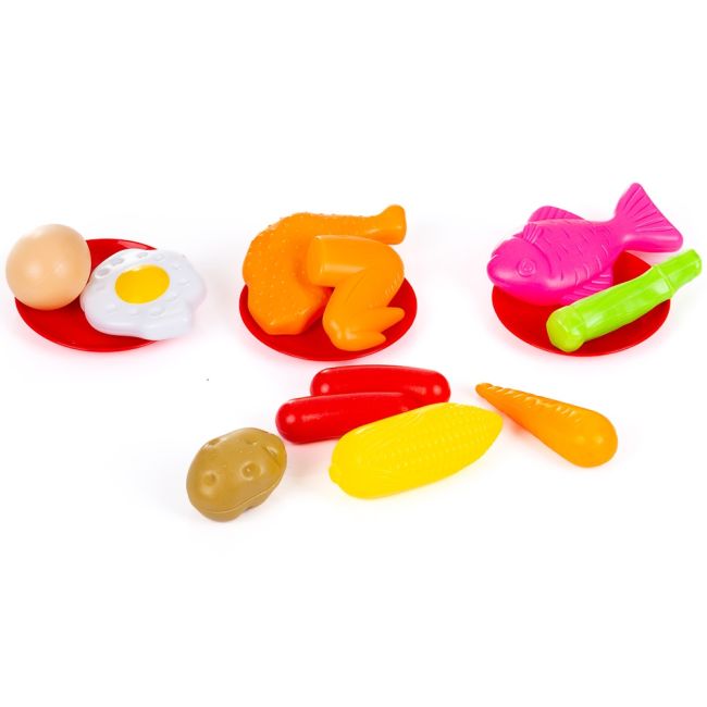 Set jucarie chipolino kitchen 87 cm cu sistem de curgere apa, lumini, sunete si 63 accesorii hubdipk002417dk