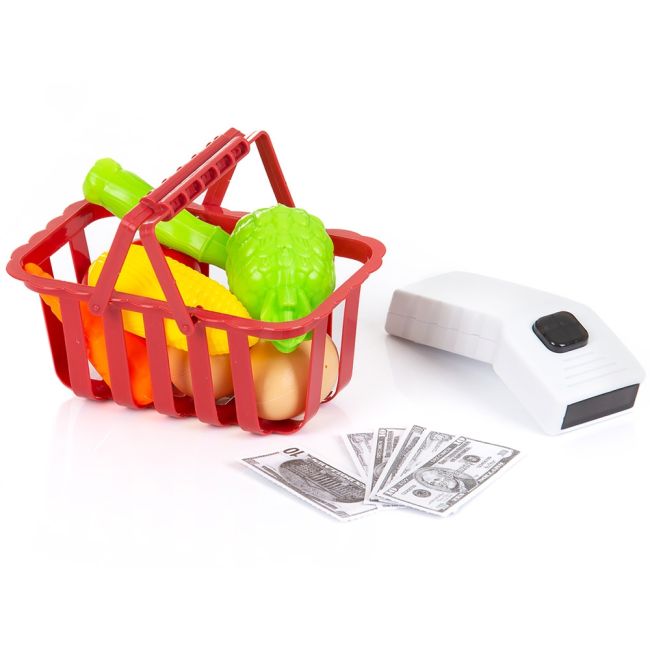 Set jucarie chipolino supermarket 78 cm cu lumini, sunete si 76 accesorii hubdipk002416sk