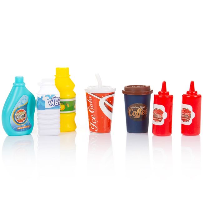 Set jucarie chipolino supermarket 87 cm cu lumini, sunete si 81 accesorii hubdipk002415sp