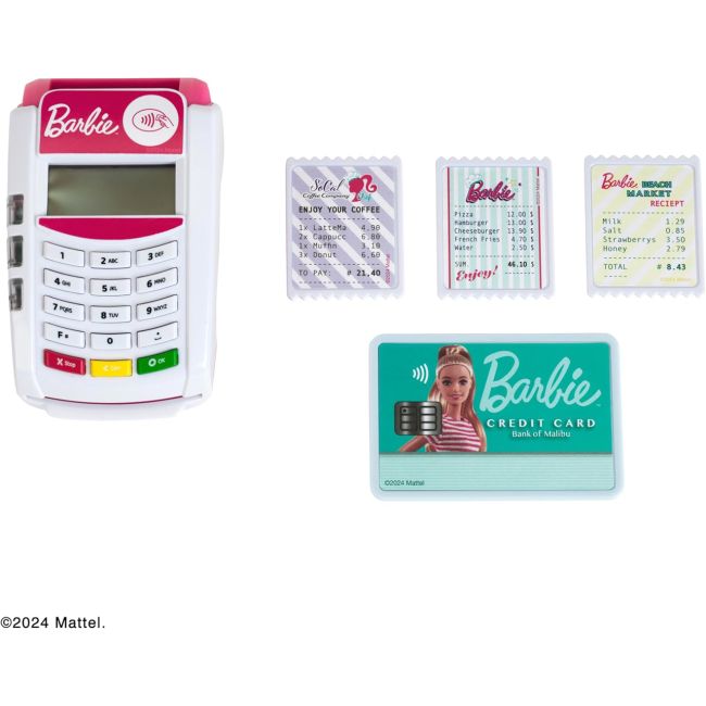 Terminal card pos cu lumina si sunet - barbie tk7335