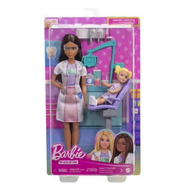 BARBIE SET DE JOACA PAPUSA BARBIE FACE CARIERA STOMATOLOG VIVMTJCR71_JCR75