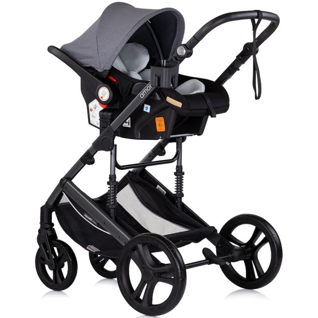 Carucior chipolino amore 3 in 1 cloud grey hubst-kkam02502cl