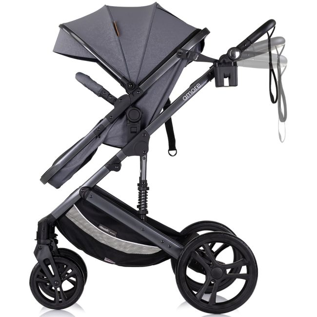 Carucior chipolino amore 3 in 1 cloud grey hubst-kkam02502cl