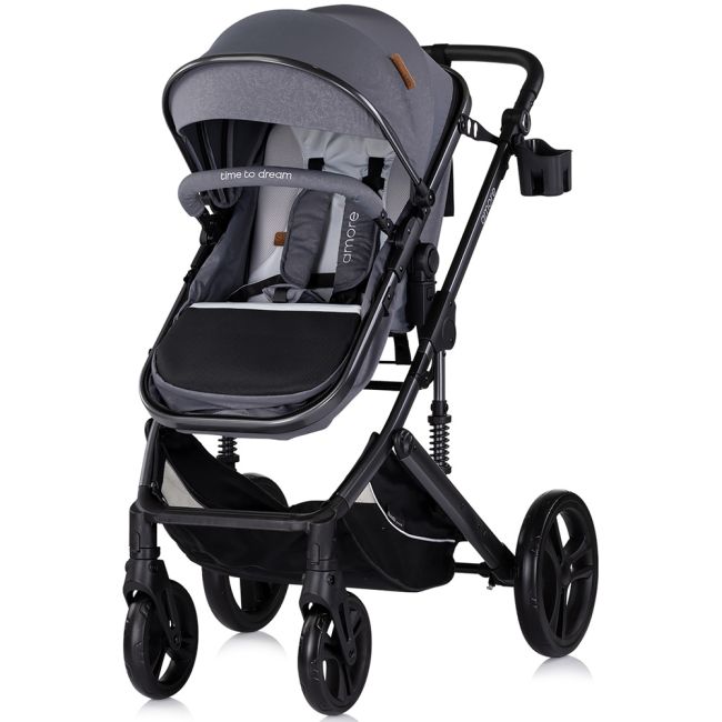 Carucior chipolino amore 3 in 1 cloud grey hubst-kkam02502cl