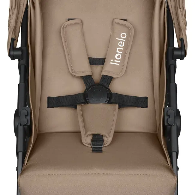 Carucior sport, Lionelo, Emma One, Cu tavita, Suport pahar, Plasa de tantari, Roti EVA, Maner reglabil, Pana la 22 kg, 6 luni+, Conform cu EN1888-1, Bej BYNLO-EMMA_ONE_BEIGE_SAND