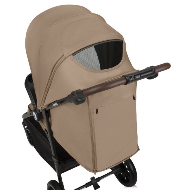 Carucior sport, Lionelo, Emma One, Cu tavita, Suport pahar, Plasa de tantari, Roti EVA, Maner reglabil, Pana la 22 kg, 6 luni+, Conform cu EN1888-1, Bej BYNLO-EMMA_ONE_BEIGE_SAND