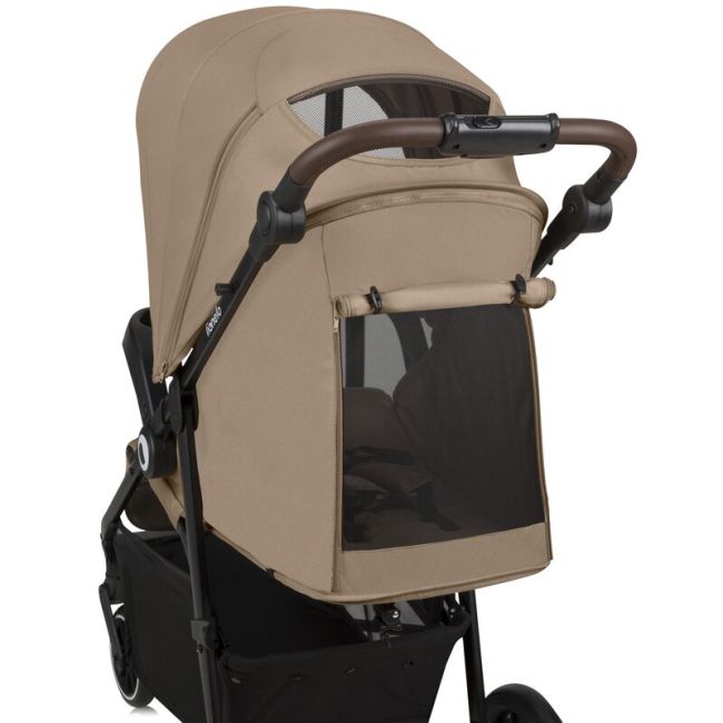Carucior sport, Lionelo, Emma One, Cu tavita, Suport pahar, Plasa de tantari, Roti EVA, Maner reglabil, Pana la 22 kg, 6 luni+, Conform cu EN1888-1, Bej BYNLO-EMMA_ONE_BEIGE_SAND