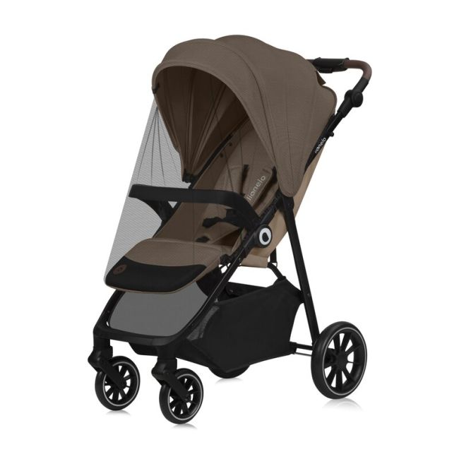 Carucior sport, Lionelo, Emma One, Cu tavita, Suport pahar, Plasa de tantari, Roti EVA, Maner reglabil, Pana la 22 kg, 6 luni+, Conform cu EN1888-1, Bej BYNLO-EMMA_ONE_BEIGE_SAND