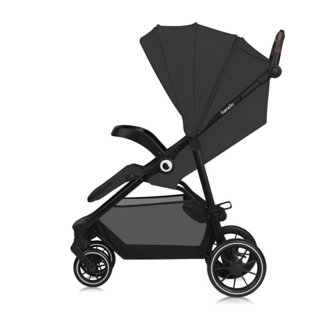 Carucior sport, Lionelo, Emma One, Cu tavita, Suport pahar, Plasa de tantari, Roti EVA, Maner reglabil, Pana la 22 kg, 6 luni+, Conform cu EN1888-1, Gri BYNLO-EMMA_ONE_GREY_STONE