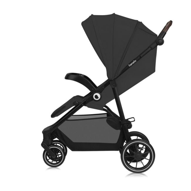 Carucior sport, Lionelo, Emma One, Cu tavita, Suport pahar, Plasa de tantari, Roti EVA, Maner reglabil, Pana la 22 kg, 6 luni+, Conform cu EN1888-1, Gri BYNLO-EMMA_ONE_GREY_STONE