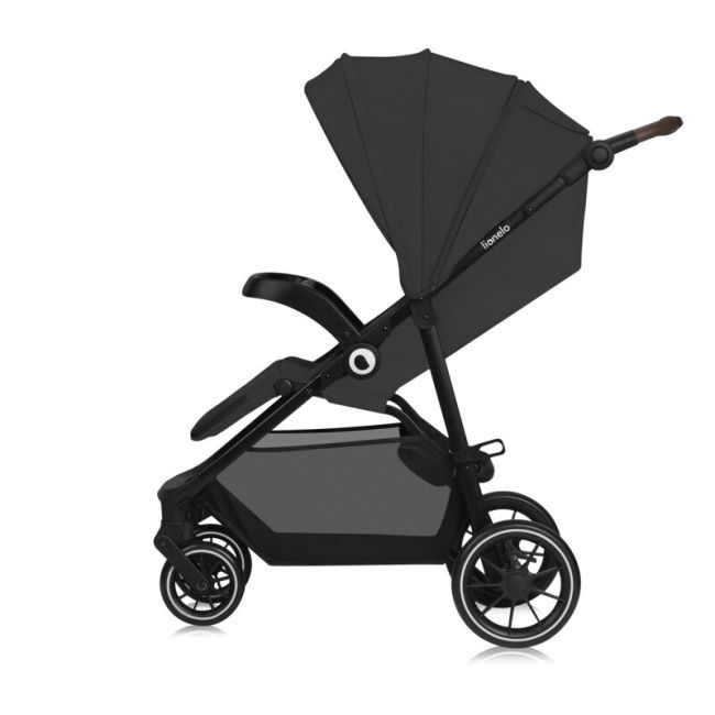 Carucior sport, Lionelo, Emma One, Cu tavita, Suport pahar, Plasa de tantari, Roti EVA, Maner reglabil, Pana la 22 kg, 6 luni+, Conform cu EN1888-1, Gri BYNLO-EMMA_ONE_GREY_STONE