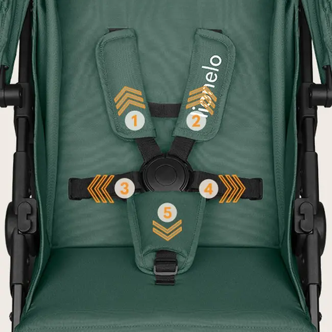 Carucior sport, Lionelo, Emma One, Cu tavita, Suport pahar, Plasa de tantari, Roti EVA, Maner reglabil, Pana la 22 kg, 6 luni+, Conform cu EN1888-1, Verde BYNLO-EMMA_ONE_GREEN_FOREST