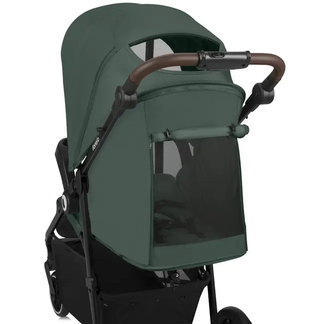 Carucior sport, Lionelo, Emma One, Cu tavita, Suport pahar, Plasa de tantari, Roti EVA, Maner reglabil, Pana la 22 kg, 6 luni+, Conform cu EN1888-1, Verde BYNLO-EMMA_ONE_GREEN_FOREST