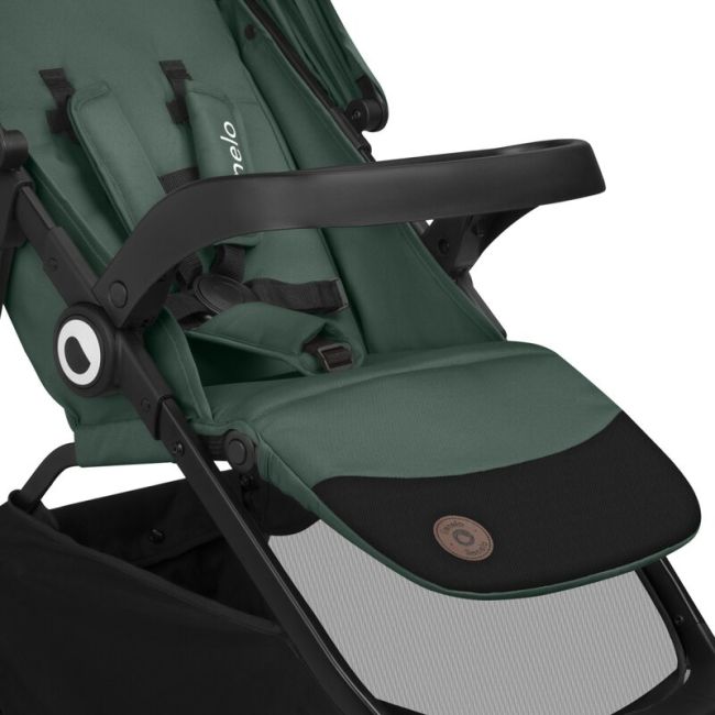 Carucior sport, Lionelo, Emma One, Cu tavita, Suport pahar, Plasa de tantari, Roti EVA, Maner reglabil, Pana la 22 kg, 6 luni+, Conform cu EN1888-1, Verde BYNLO-EMMA_ONE_GREEN_FOREST