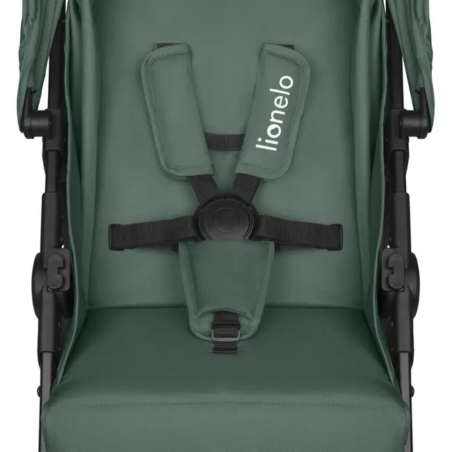 Carucior sport, Lionelo, Emma One, Cu tavita, Suport pahar, Plasa de tantari, Roti EVA, Maner reglabil, Pana la 22 kg, 6 luni+, Conform cu EN1888-1, Verde BYNLO-EMMA_ONE_GREEN_FOREST