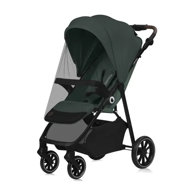 Carucior sport, Lionelo, Emma One, Cu tavita, Suport pahar, Plasa de tantari, Roti EVA, Maner reglabil, Pana la 22 kg, 6 luni+, Conform cu EN1888-1, Verde BYNLO-EMMA_ONE_GREEN_FOREST