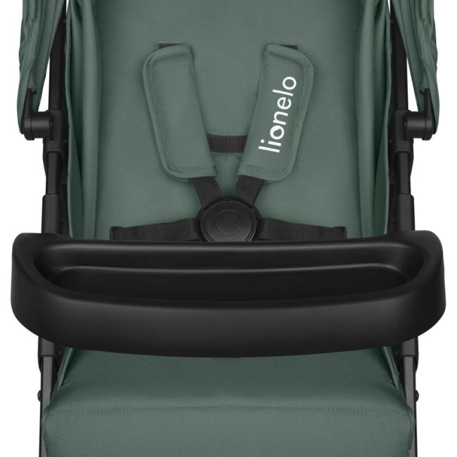 Carucior sport, Lionelo, Emma One, Cu tavita, Suport pahar, Plasa de tantari, Roti EVA, Maner reglabil, Pana la 22 kg, 6 luni+, Conform cu EN1888-1, Verde BYNLO-EMMA_ONE_GREEN_FOREST