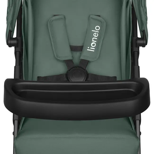 Carucior sport, Lionelo, Emma One, Cu tavita, Suport pahar, Plasa de tantari, Roti EVA, Maner reglabil, Pana la 22 kg, 6 luni+, Conform cu EN1888-1, Verde BYNLO-EMMA_ONE_GREEN_FOREST